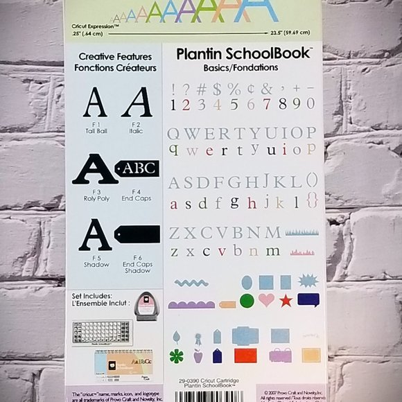 CRICUT - Plantin School Book - Provo Craft 2007 - Picture 3 of 4